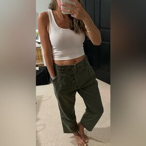 Free People Compass Star Trouser Military Pant - 8